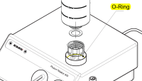 Silikonring für Flaschenanschluss Piezon Master 400