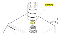 Dichtung für Deckel Piezon Master 400